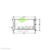 KAGER 31-0080 Radiator, engine cooling